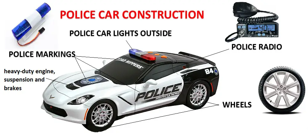 Police car construction