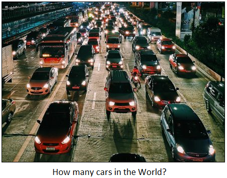 How many cars in the world