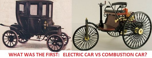 What was the first: electric cars vs combustion cars