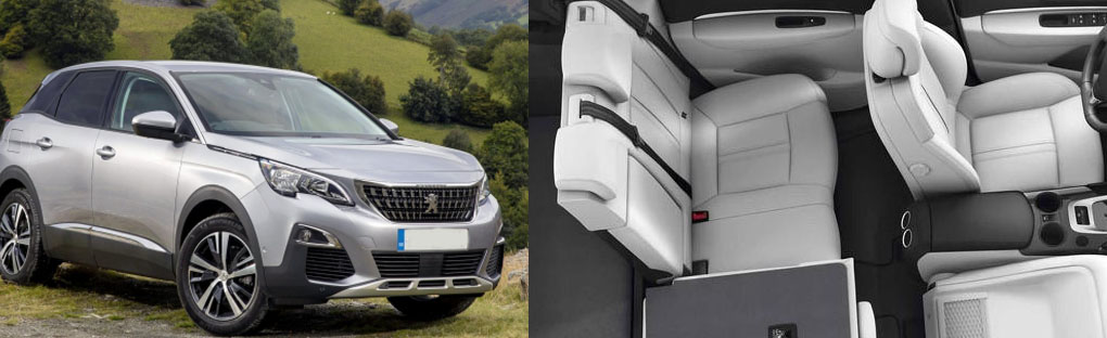 Peugeot 3008 back seats