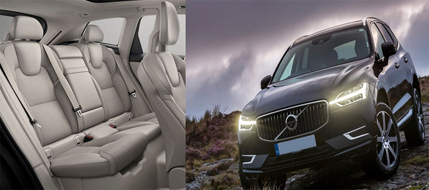 SUV Volvo XC60 back seats