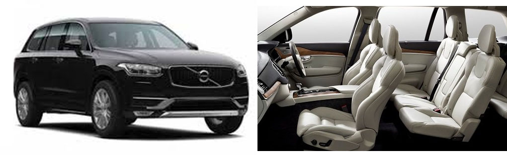 SUV Volvo XC 90 back seats