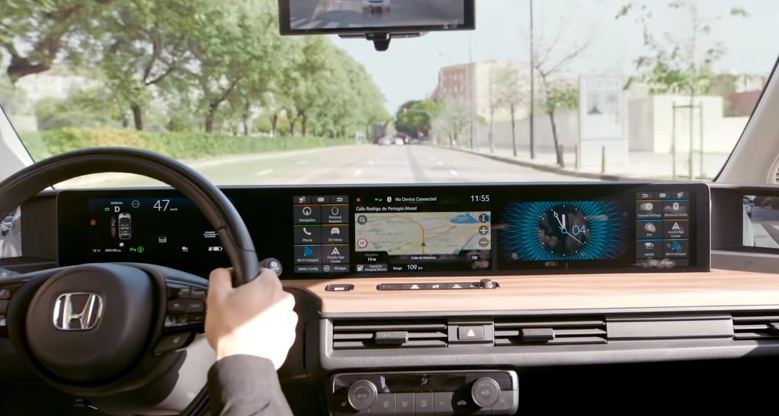 Honda E 2020 look inside