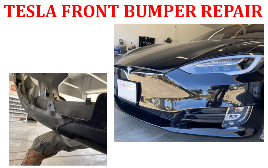 Tesla Front Bumper repair