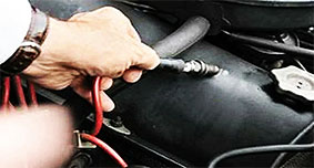 Check the spark plugs