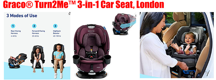 Graco® Turn2Me™ 3-in-1 Car Seat, London