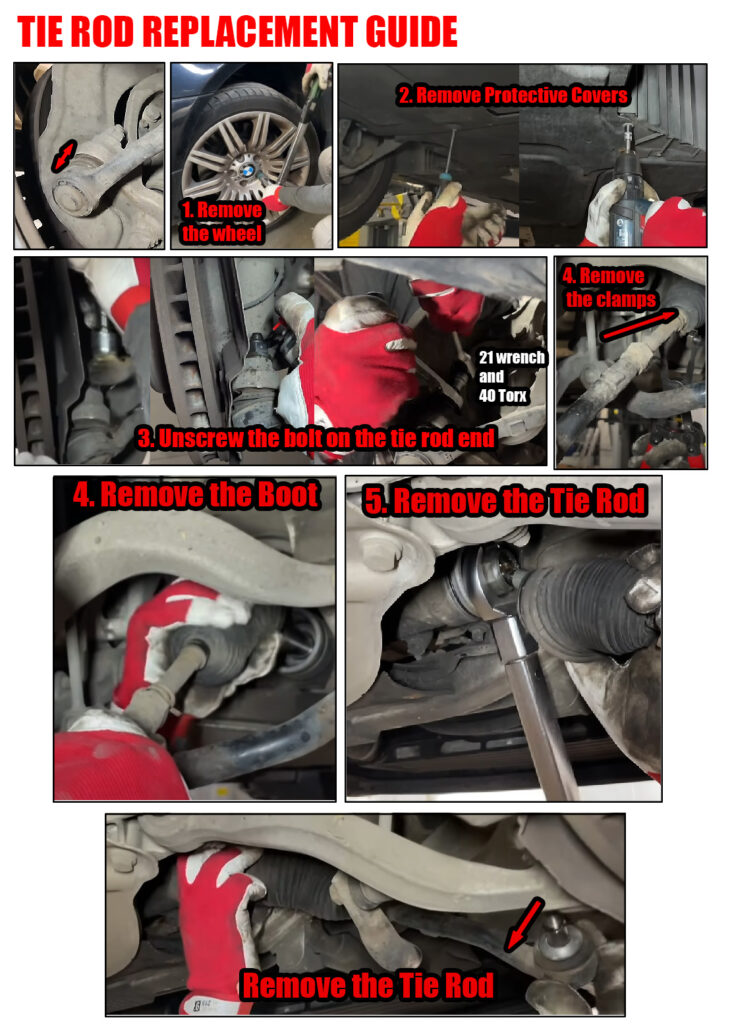 Tie rod replacement guide